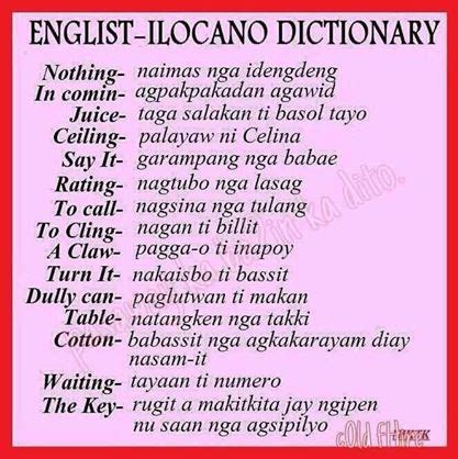 Useful phrases in Iloko .